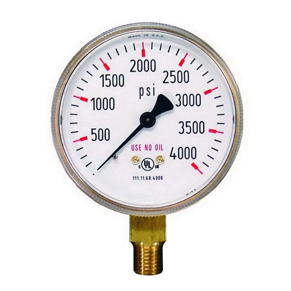 Датчик регулятора кислорода/азота, 4,000 psi, 2"