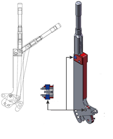 Электронный тормозной рычаг RAMPTECH Heavy Duty GSE