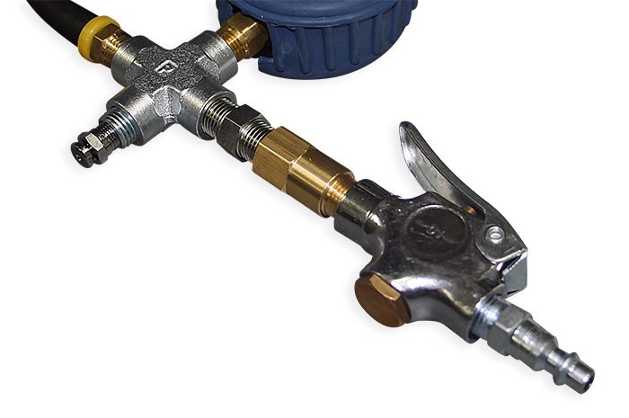 Шиномонтажный манометр/компрессор, Азот низкого давления, 300 psi